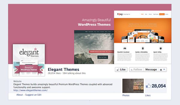 Elegant Themes on Facebook