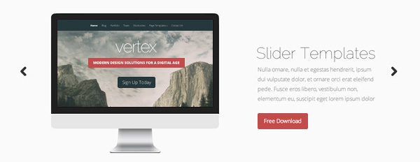 8 Image Templates For Your Vertex Theme Homepage Slider