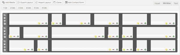 How To Create Column Layouts In WordPress - MiniMax - Page Layout Builder ex