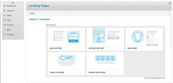 Ontrapost lead capturing landing page