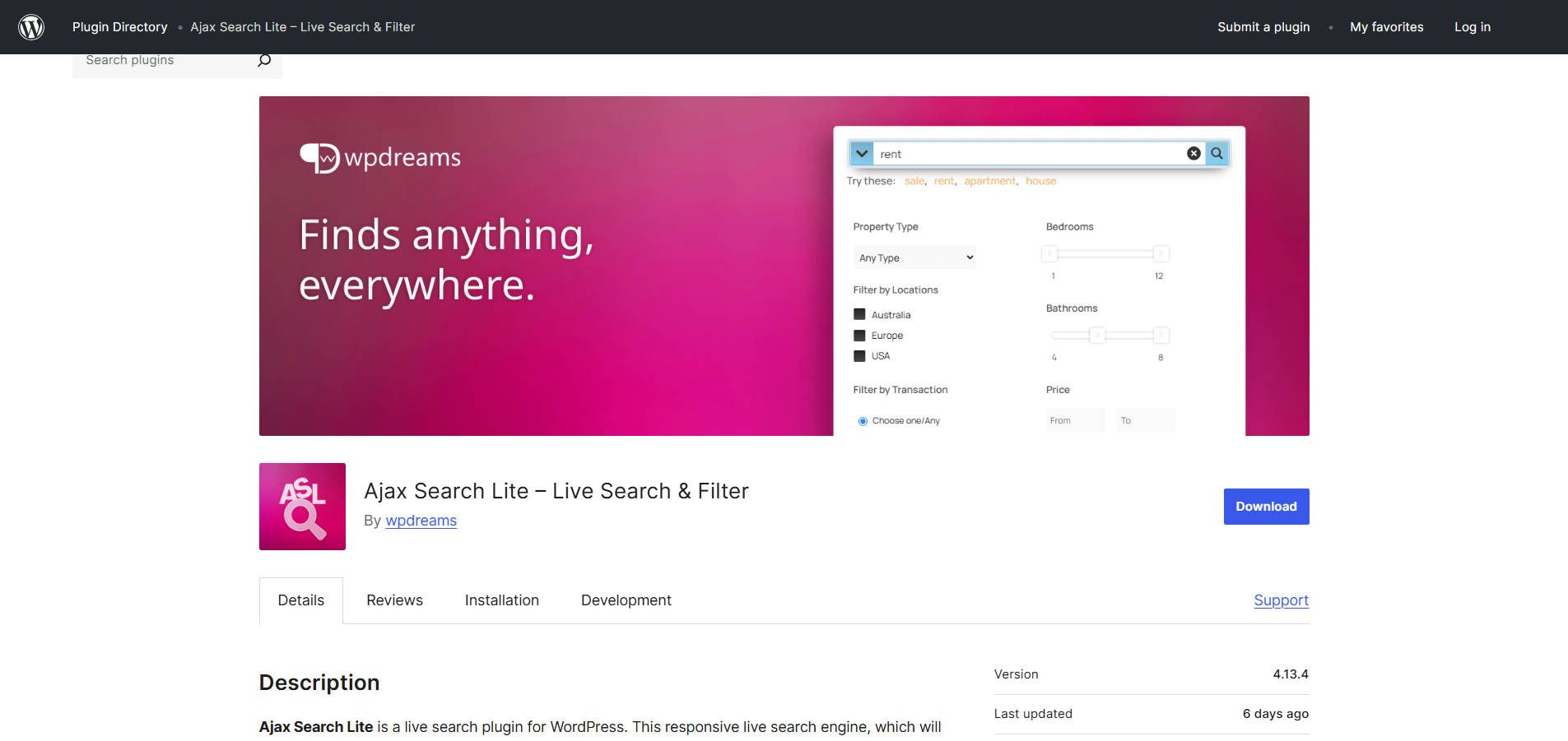 AJAX Search Lite by wpdreams
