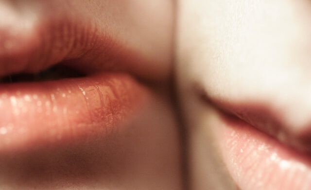 Closeup of lips