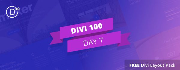 Free Divi Layout Pack For Modern Homepages & Single Page Websites