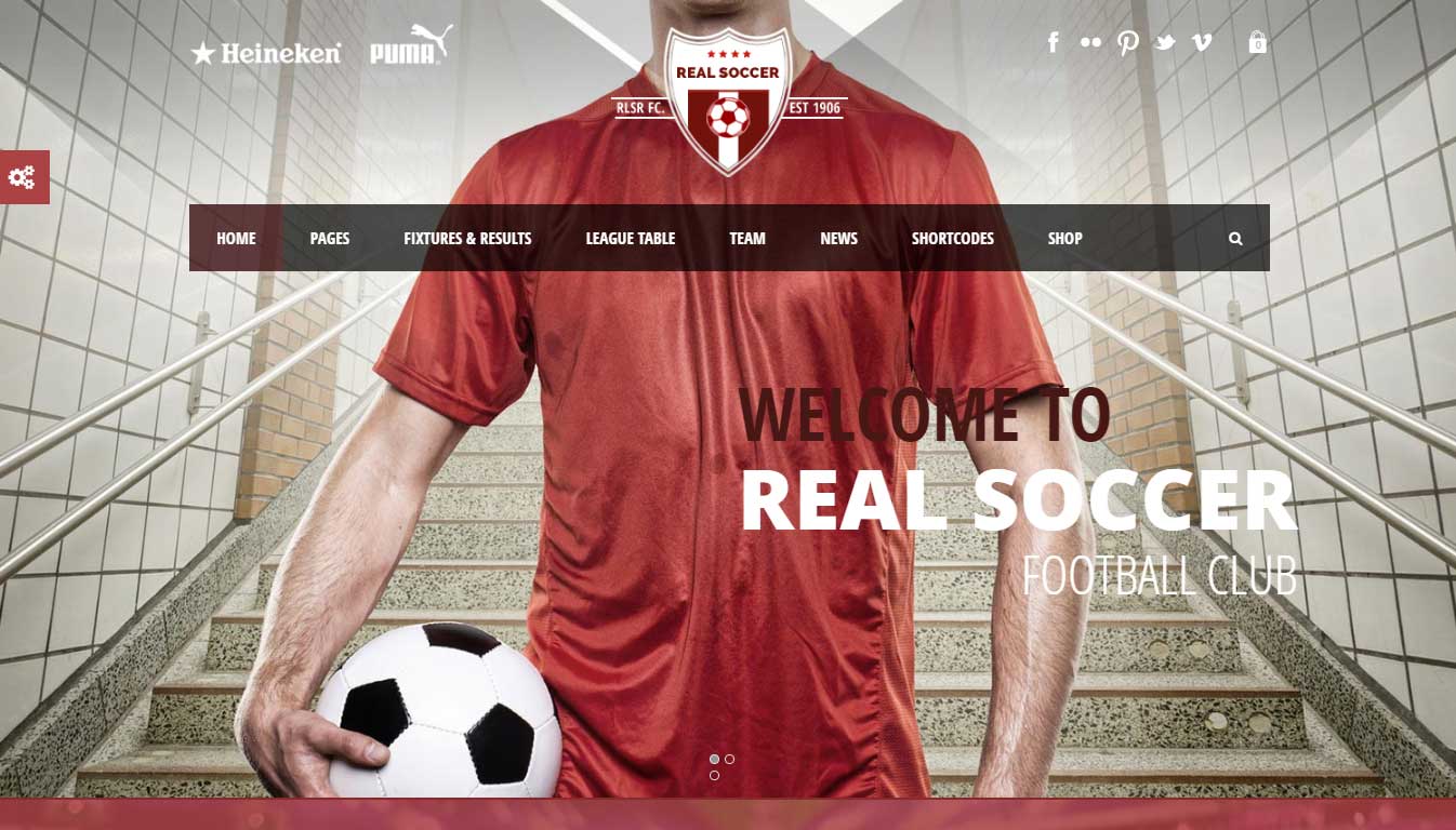 est WordPress Themes For Sports Real Soccer