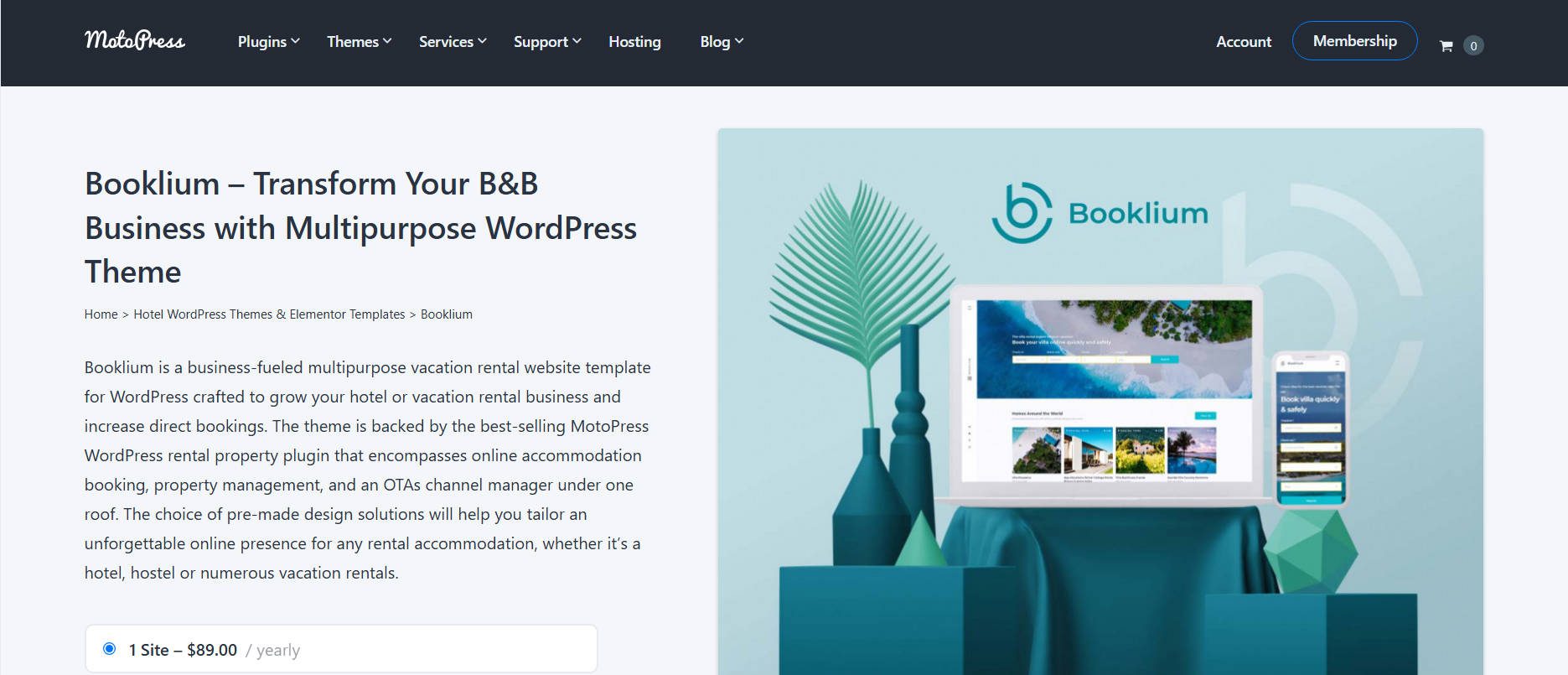 Booklium Theme - LP - August 2025