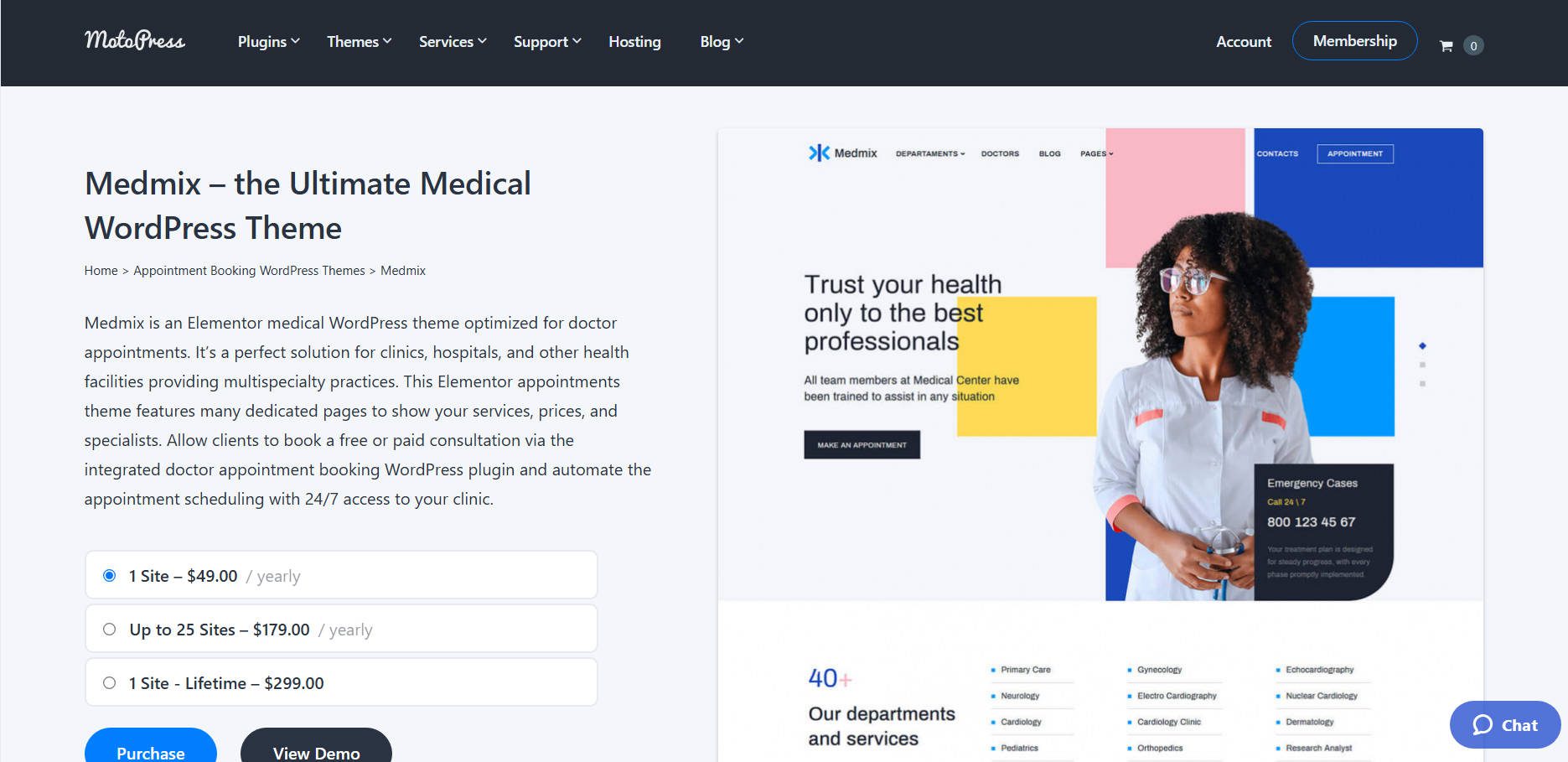 Medmix Theme - MotoPress - Aug 2025