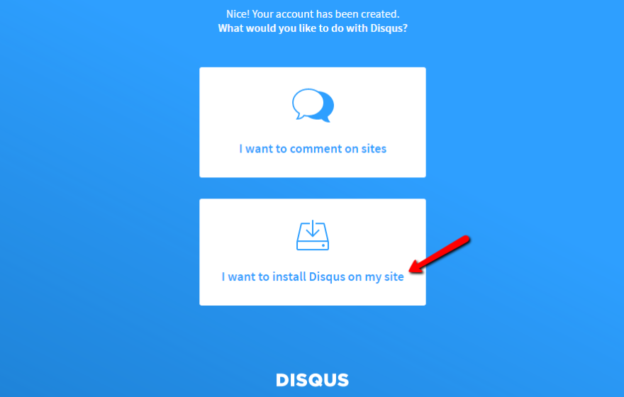 install disqus