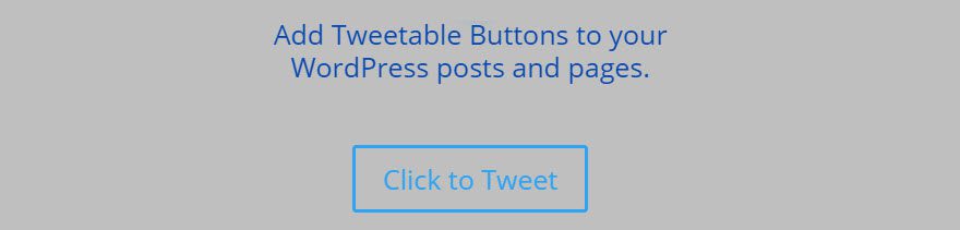 Click to Tweet Button