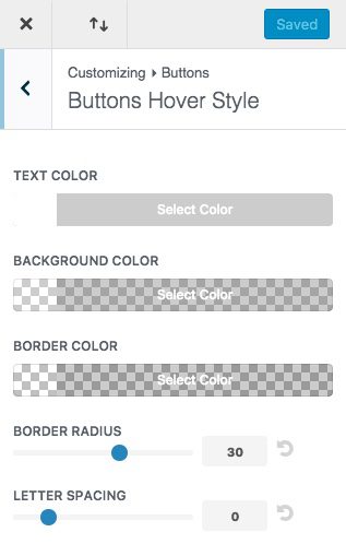Divi Theme Customizer