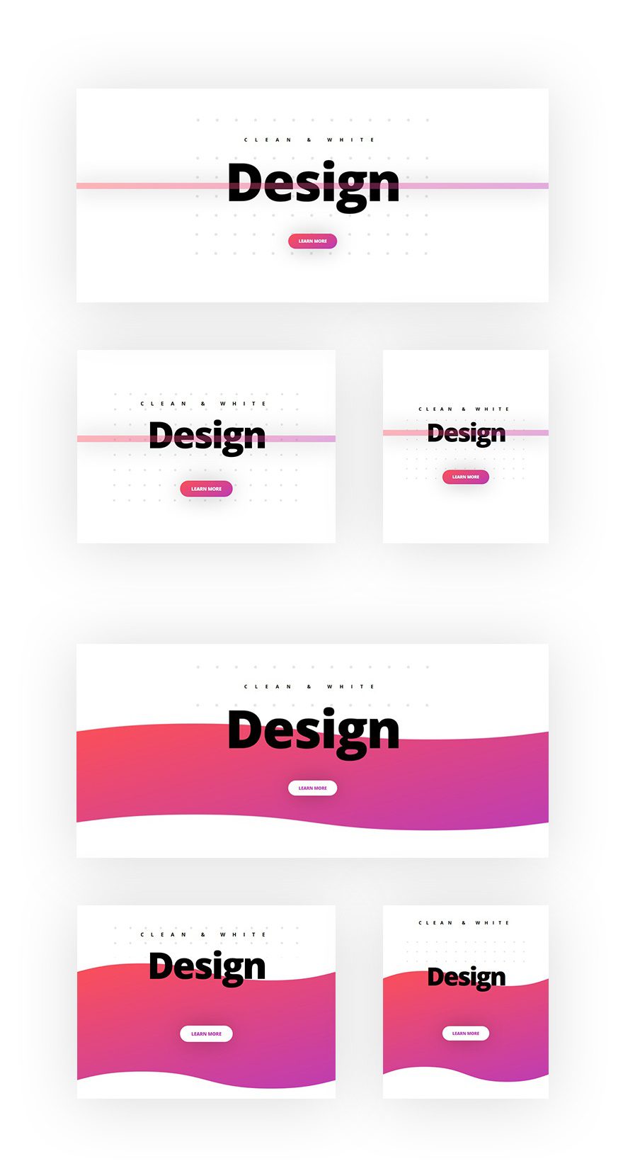 clean and abstract design
