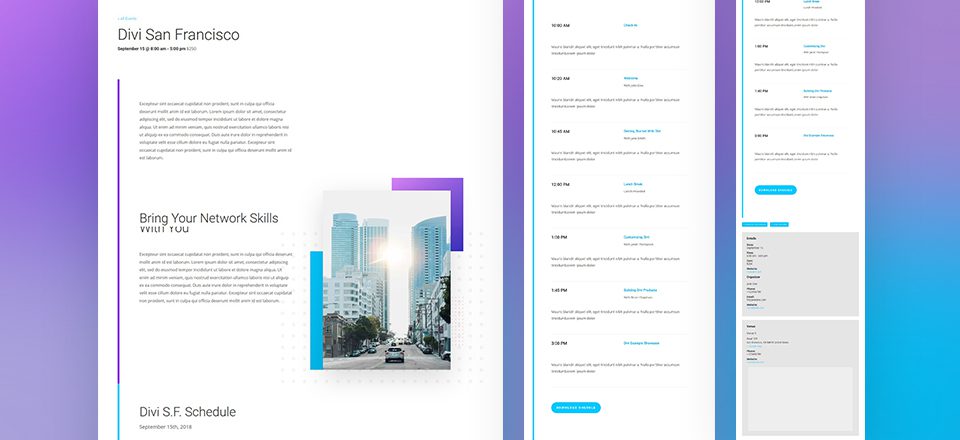 Creating Stunning Event Custom Post Type Templates with Divi