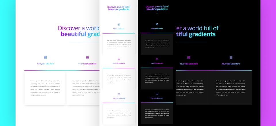 How to Apply a Gradient Text Color to Your Copy Using Divi’s Built-in Options Only