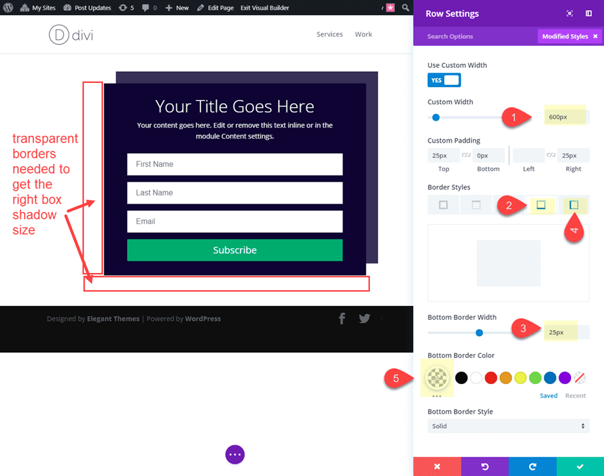divi email opt-in module