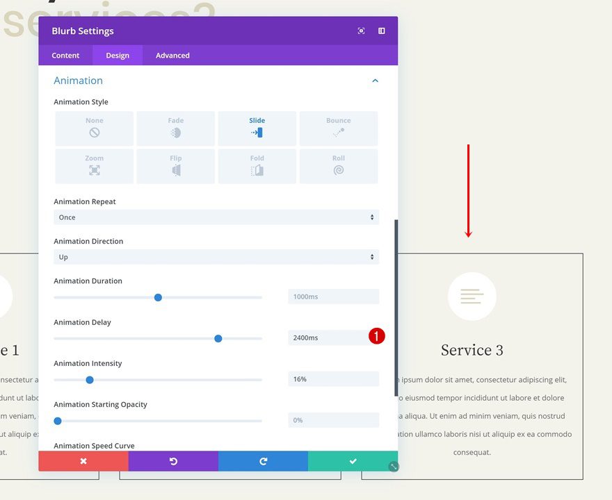 overlapping animations