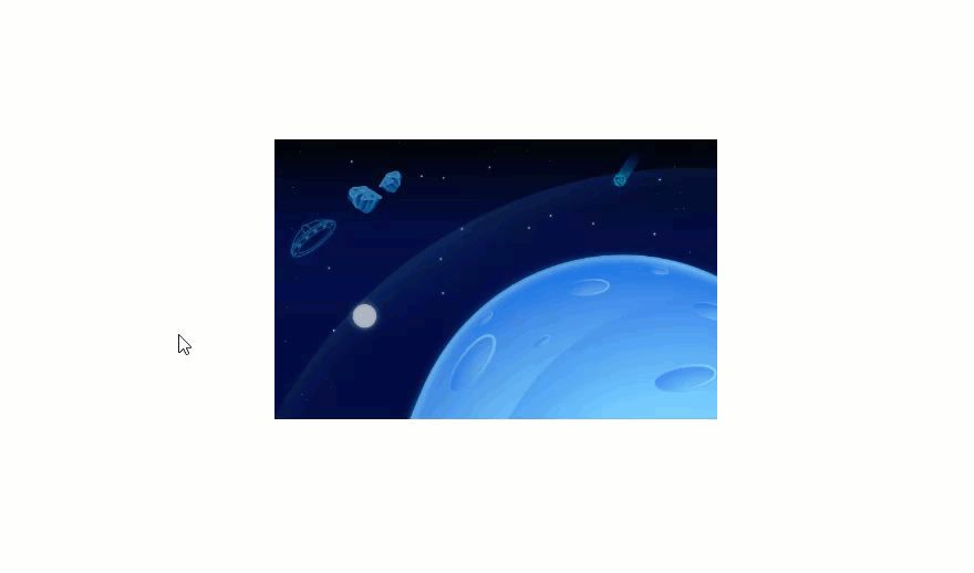 abstract hover effects