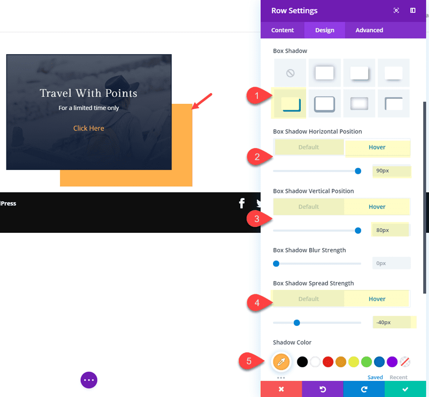 abstract hover effects