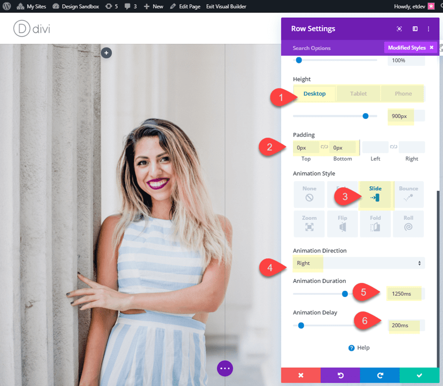 animations and parallax