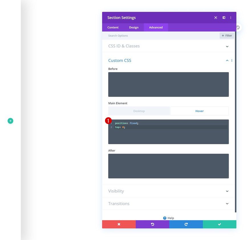 rotated global header