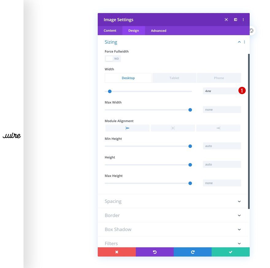 rotated global header