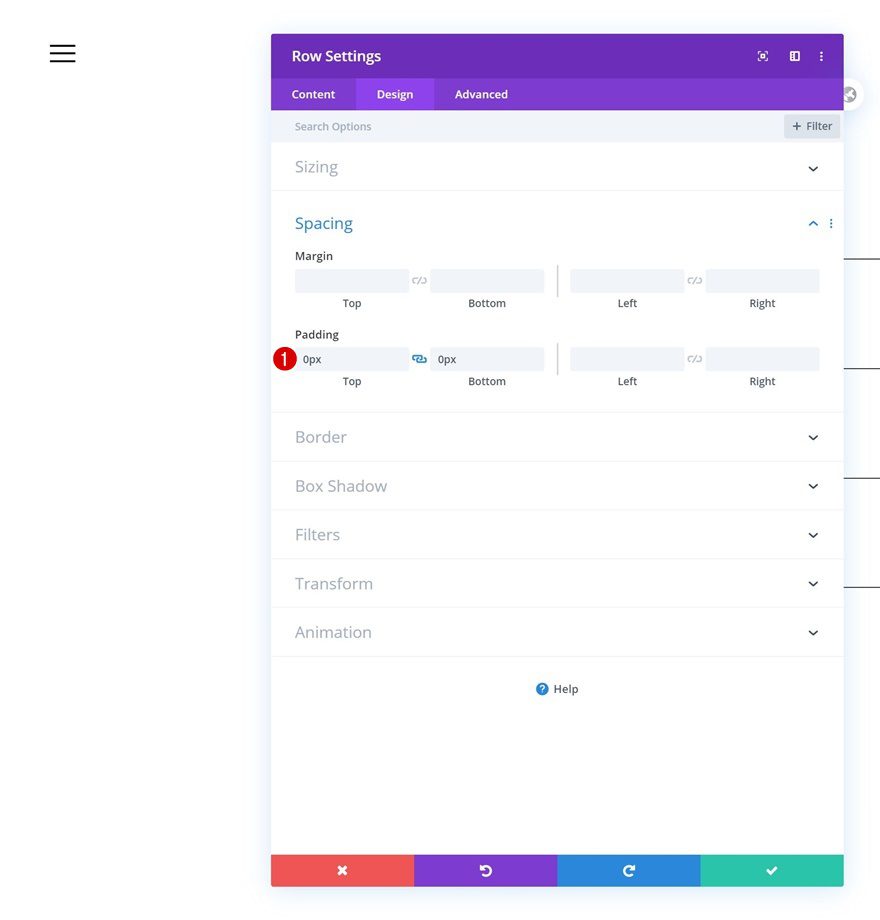 fullscreen global header