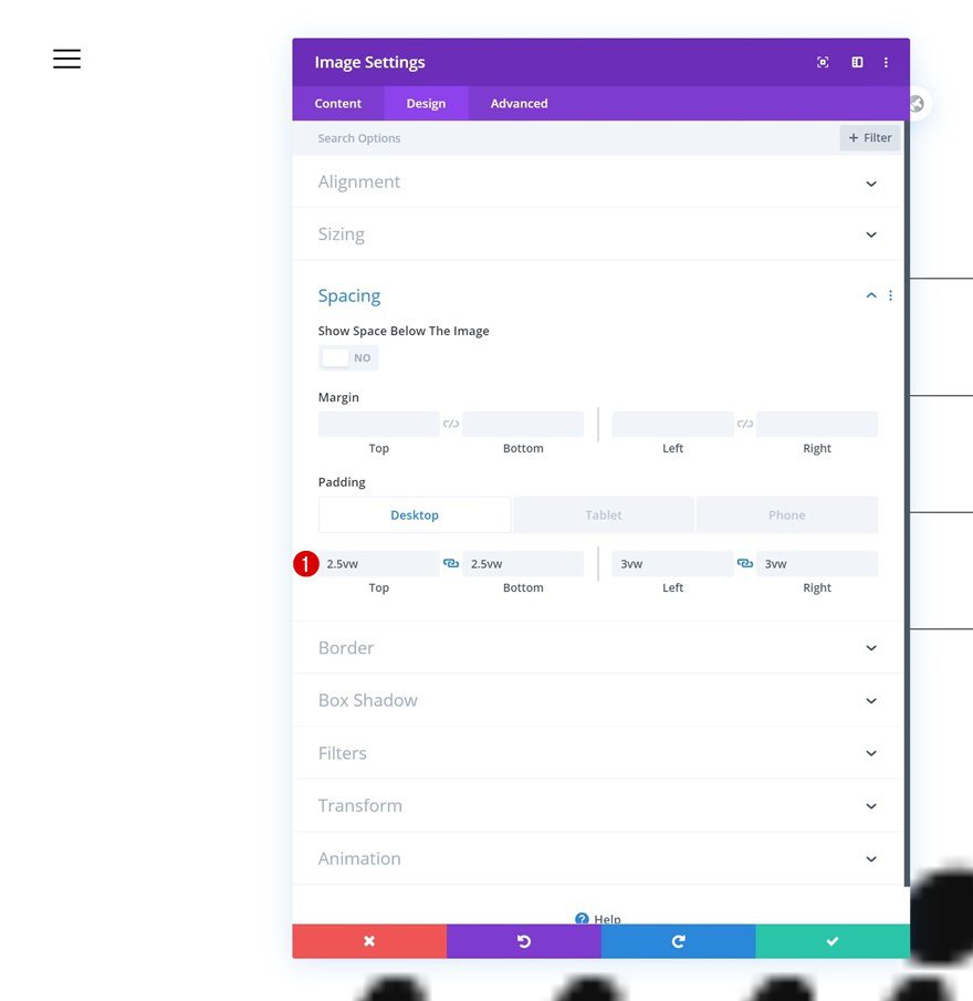 fullscreen global header