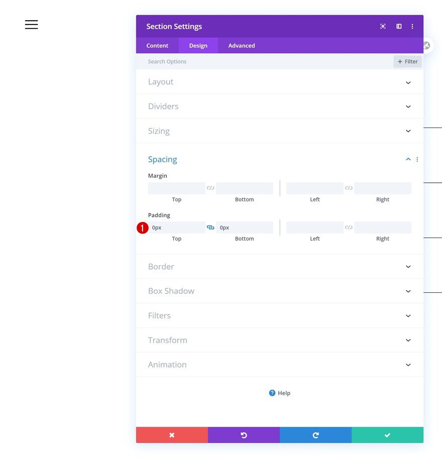 fullscreen global header