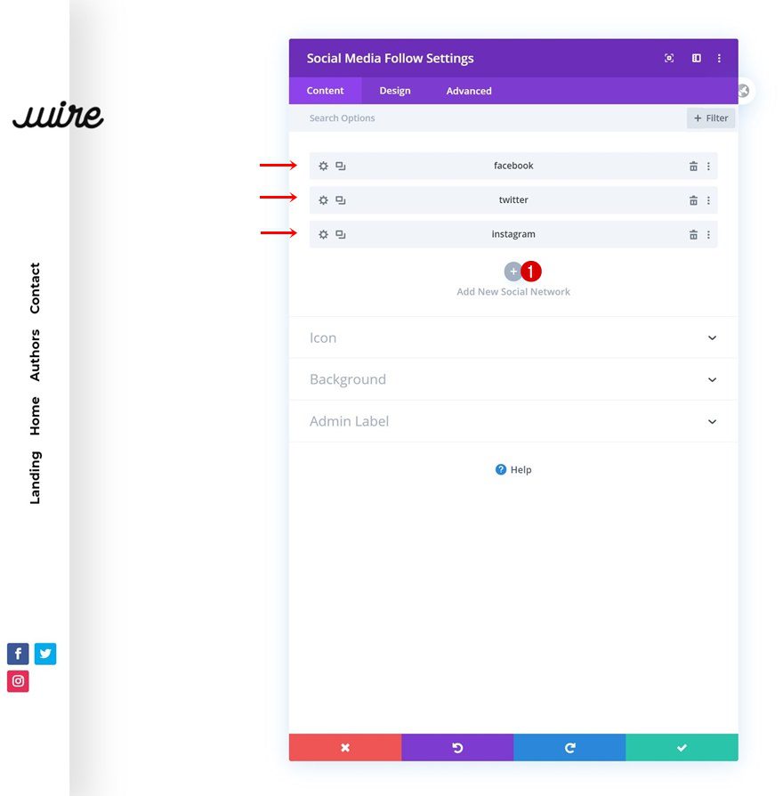 rotated global header