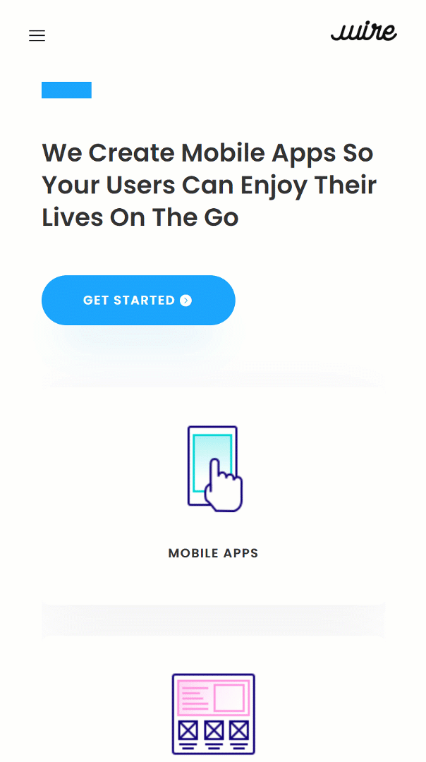 fullscreen global header