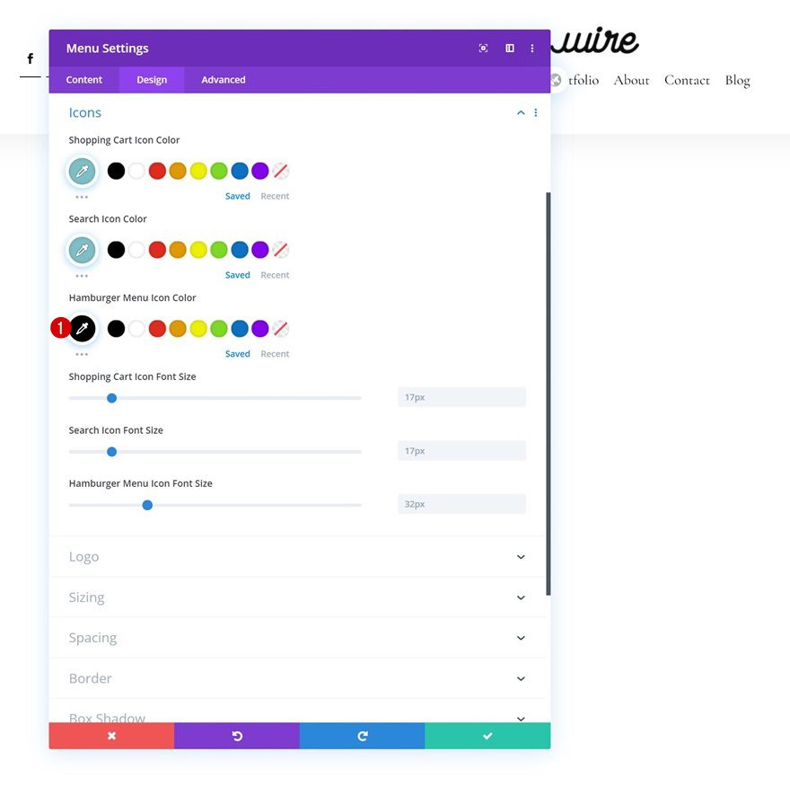 reveal global header