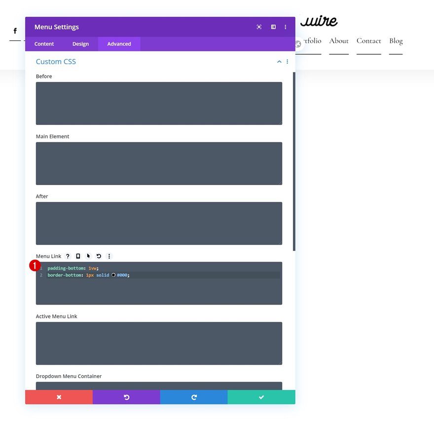 reveal global header