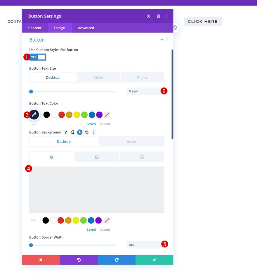 side-by-side buttons
