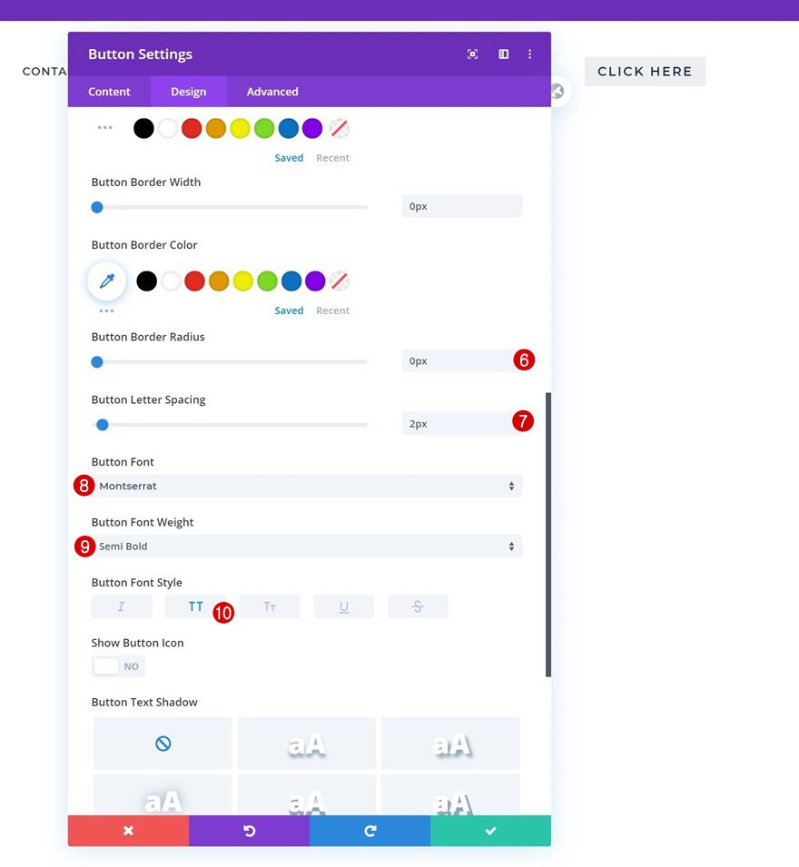 side-by-side buttons