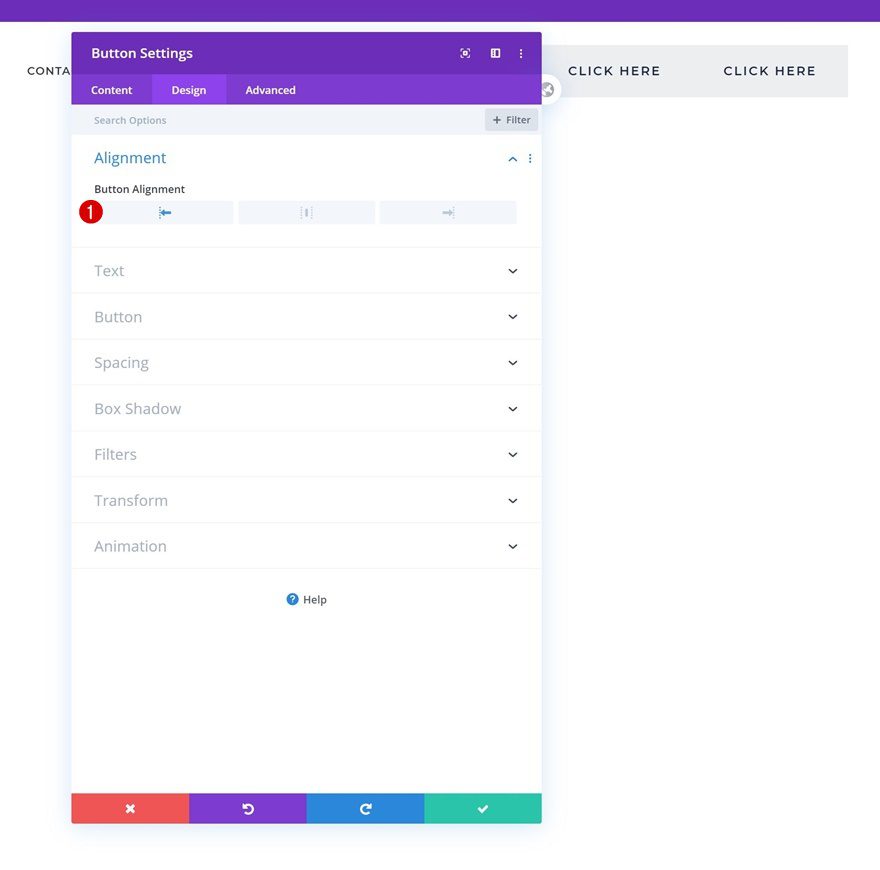 side-by-side buttons