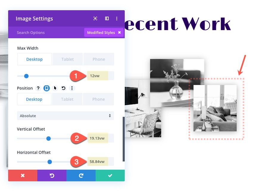 Divi Interactive Image Collage
