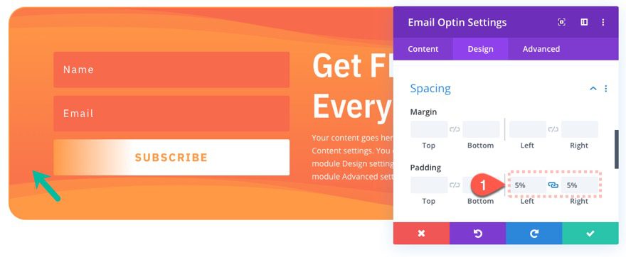Gutenberg Divi Email Optin