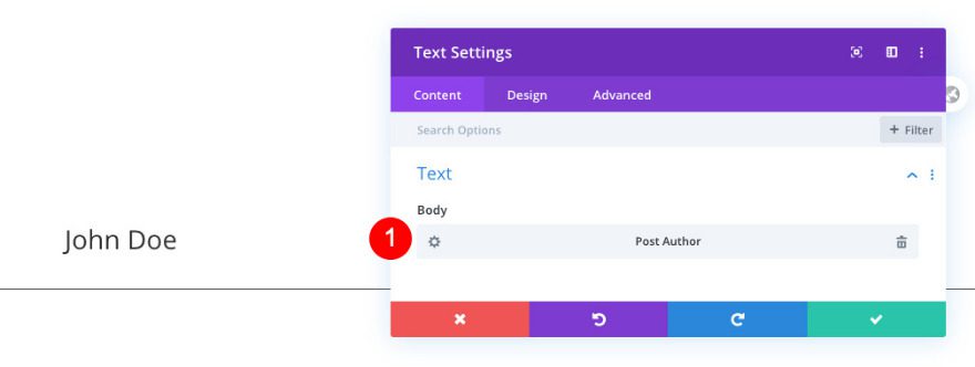 author page template