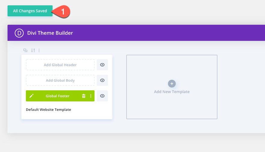 divi fixed footer bar