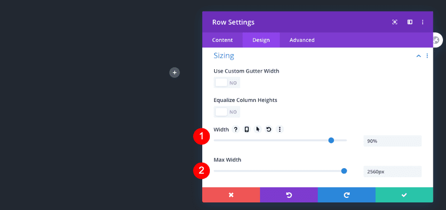 scrollable portfolio navigation list