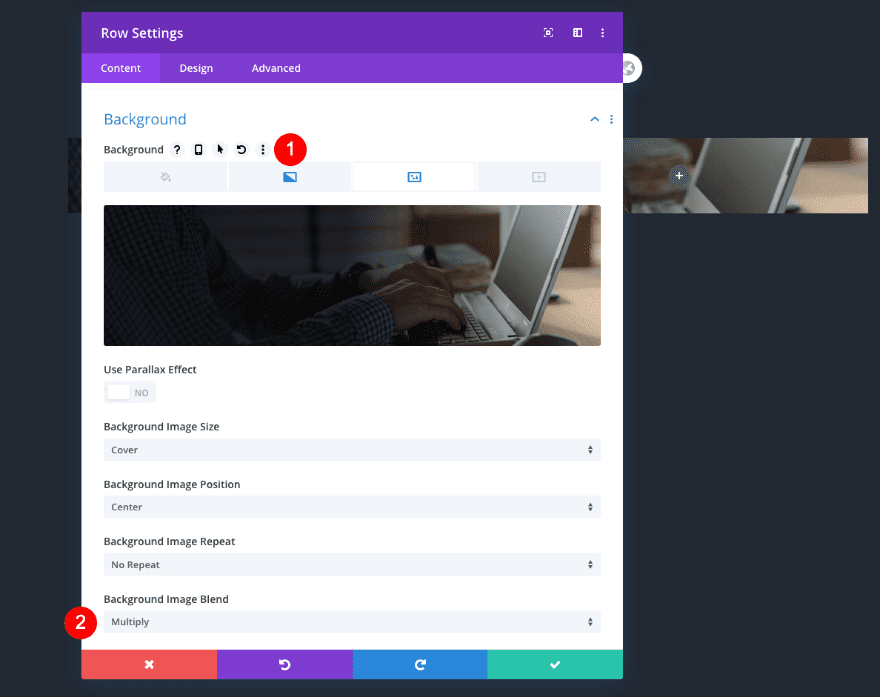 scrollable portfolio navigation list