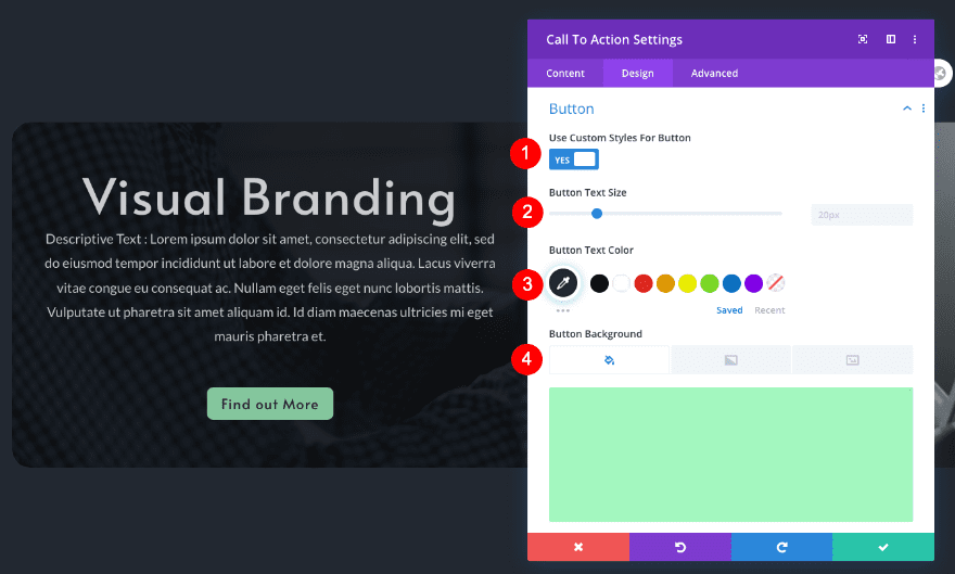 scrollable portfolio navigation list