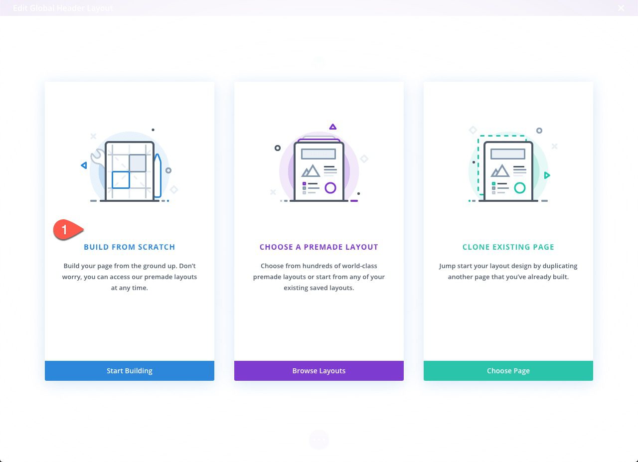 divi vertical navigation menu and header