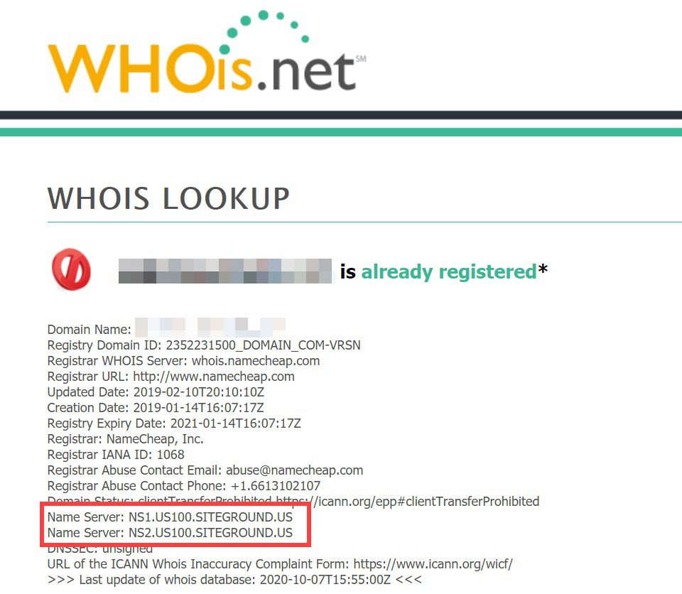 whois information