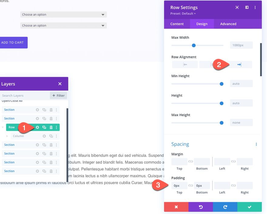 divi sticky product images template