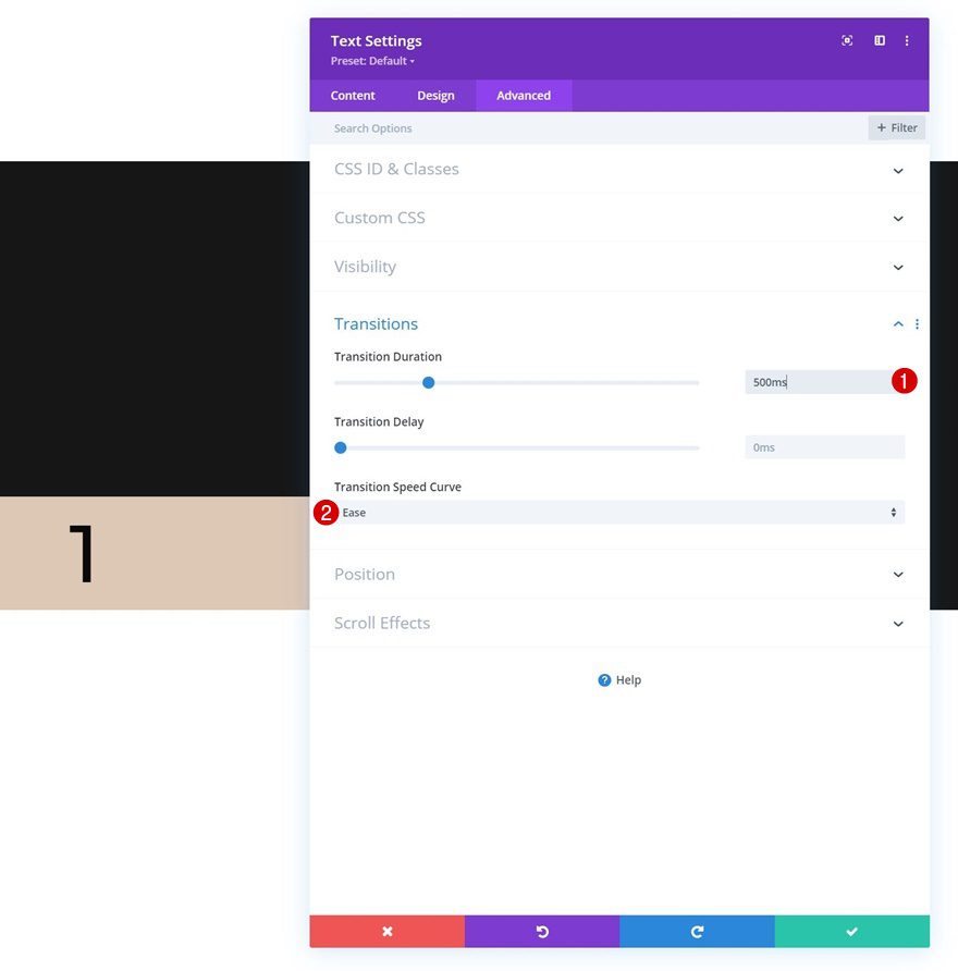 change sticky styles