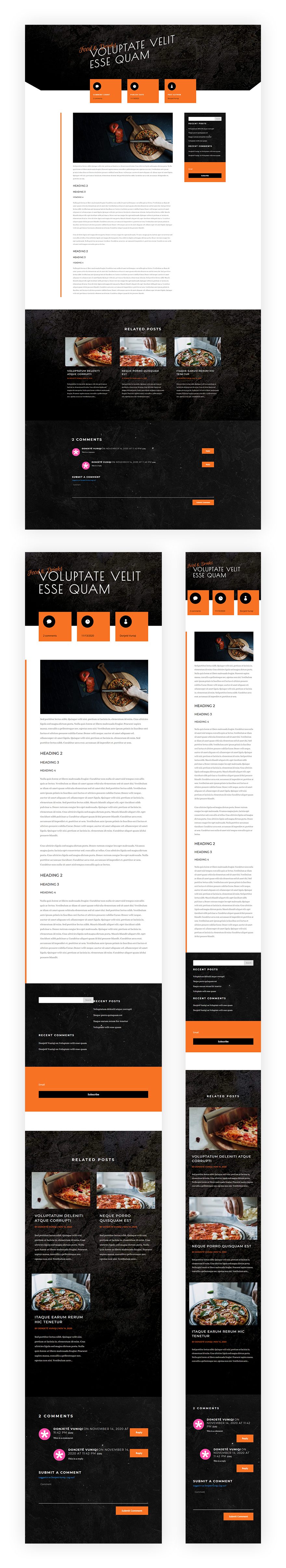 pizzeria global presets style guide