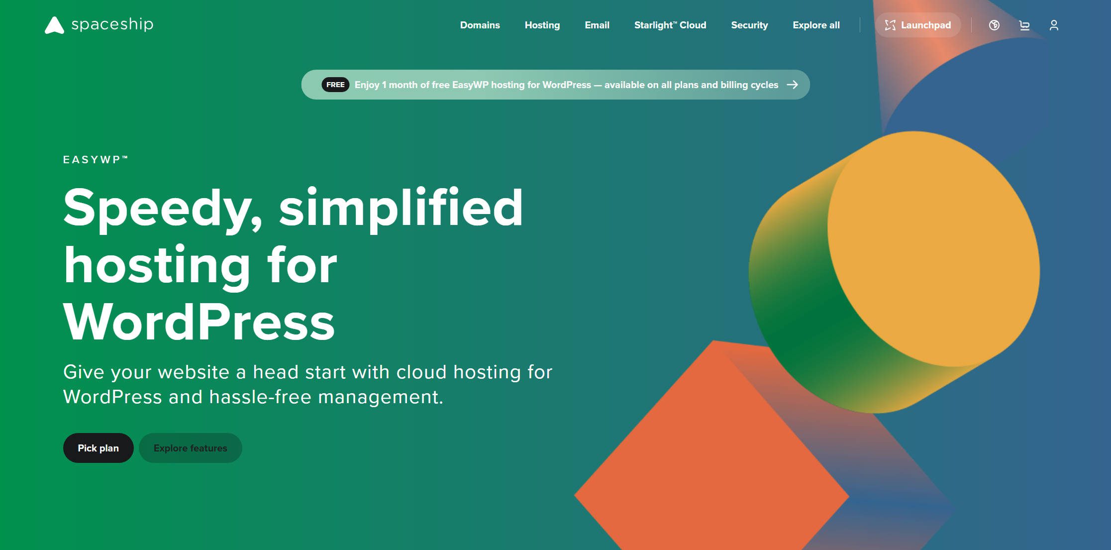 EasyWP Managed Hosting Landing Page Feb 2025