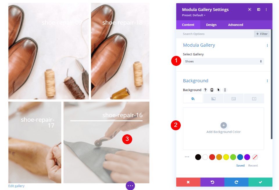 Display Modula Galleries with the Modula Divi Extension