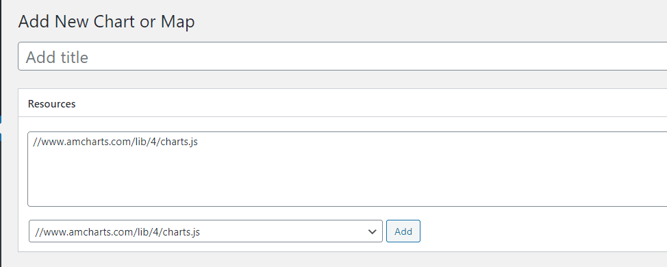 Importing amCharts libraries into WordPress