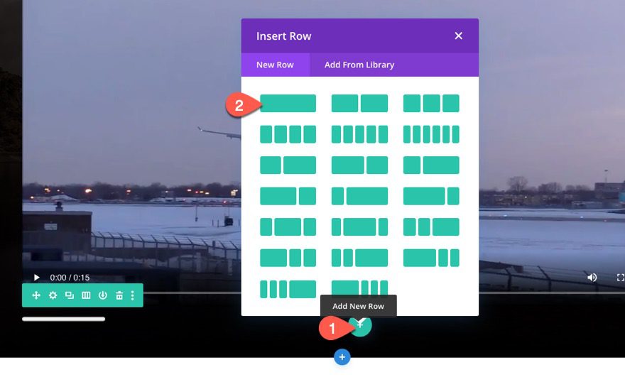 divi custom html5 video controls