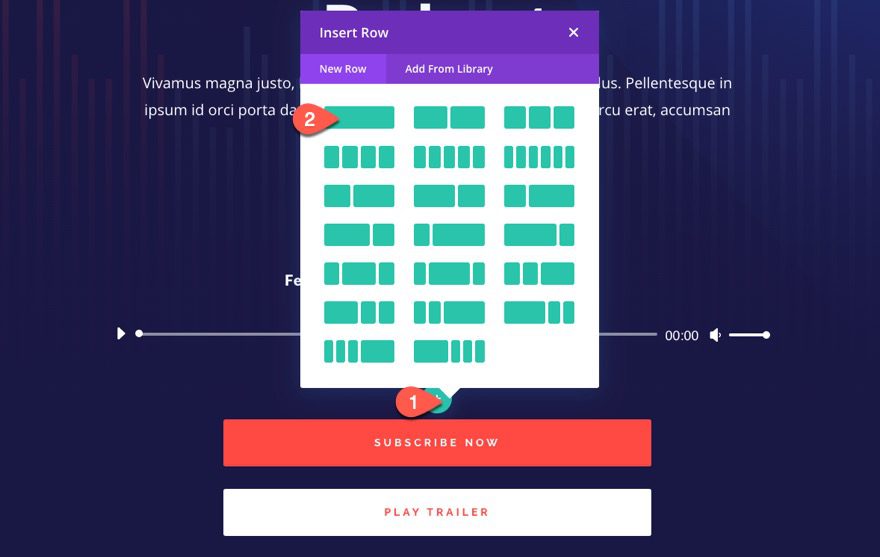 divi sticky audio content bar